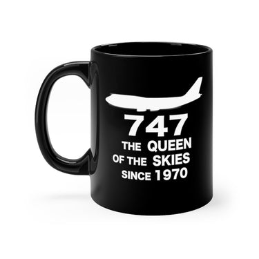 BOEING 747 DESIGNED MUG Printify